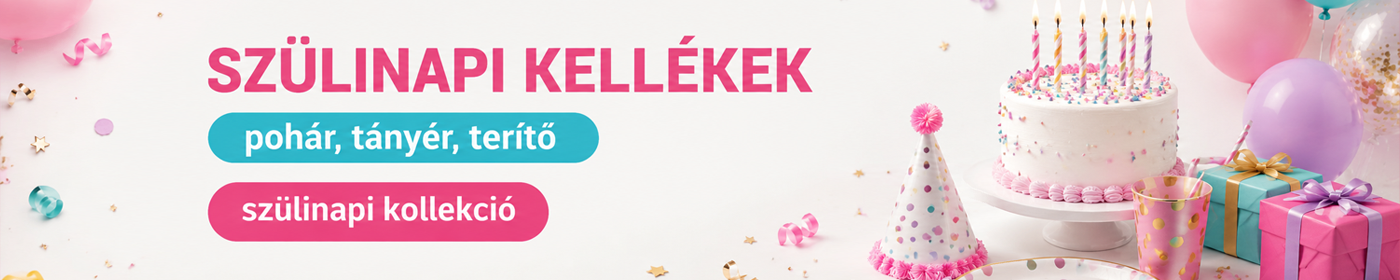 Parti kellékek és kiegészítők