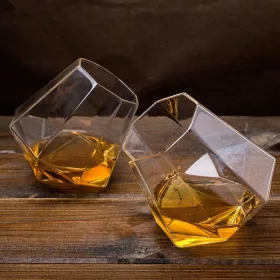 Gyémánt whiskeys pohár 2 db-os szett díszdobozban