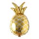 Arany ananász fólia lufi 80cm