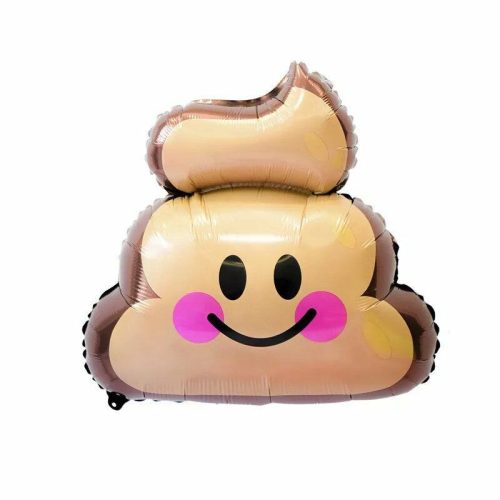 Kaki emoji supershape fólia lufi 60cm