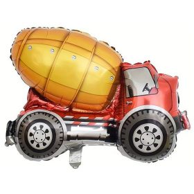 Nagy Betonkeverő fólia lufi 82x68cm