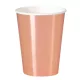 Rosegold fényes party papír pohár 250ml 12db-os