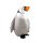 Sétáló Pingvin Fólia Lufi 49cm