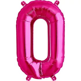 0-ás Szám Óriás Fólia Lufi Magenta 105cm