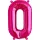 0-ás Szám Óriás Fólia Lufi Magenta 105cm