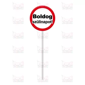 Sebességkorlátozó gyertya pálcikás Boldog szülinapot!