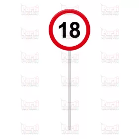 Sebességkorlátozó gyertya pálcikás 18-as