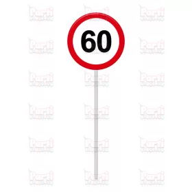 Sebességkorlátozó gyertya pálcikás 60-as