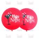 Hen Night piros lánybúcsú lufi 30cm (5db)