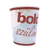 Boldog szülinapot pasztell kék papír pohár 250ml, 6db-os