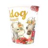 Boldog szülinapot állatos-virágos papír pohár 250ml, 6db-os