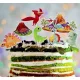 Dinoszauruszok tortadekoráció, 7db-os