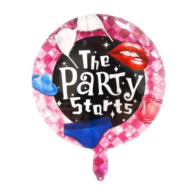 The Party Starts lánybúcsú fólia lufi 45cm