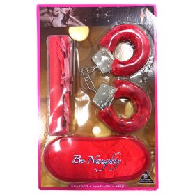 Kínzó szett lánybúcsúra, piros színben