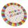 Boldog szülinapot színes csillagos papír tányér 10db-os