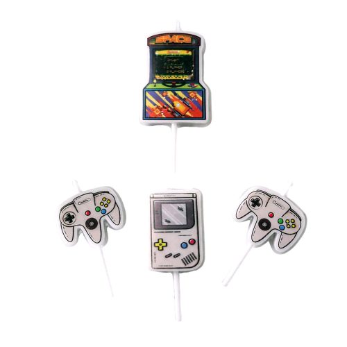 Gamer Konzol Gyertya szett 4db-os