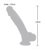 Medical - orvosi szilikon dildó (24cm) - natúr