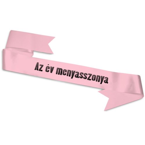 Az év menyasszonya vállszalag