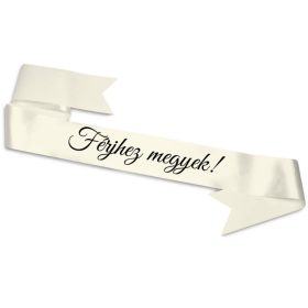 Férjhez megyek vállszalag