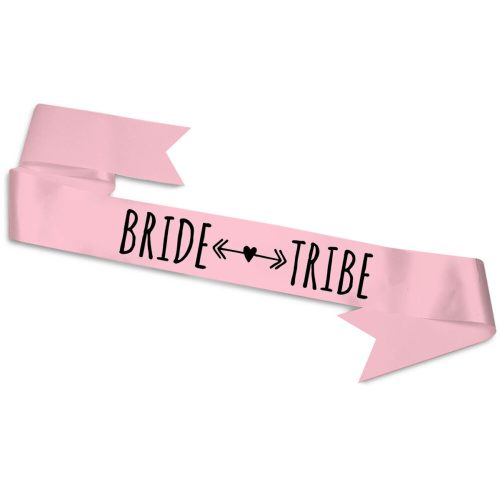 Bride Tribe lánybúcsú vállszalag
