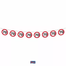 70-es Sebességkorlátozó Szülinapi Parti Füzér - 12 m