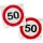 50-es Sebességkorlátozó Szülinapi Parti Szalvéta - 33 cm, 20 db-os