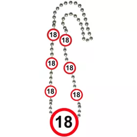   18-as Sebességkorlátozó Számos Szülinapi Parti Nyaklánc