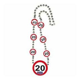   20-as Sebességkorlátozó Számos Szülinapi Parti Nyaklánc