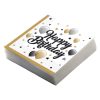 Elegáns Léggömbös Happy Birthday Szülinapi Parti Szalvéta - 33 cm x 33 cm, 20 db-os