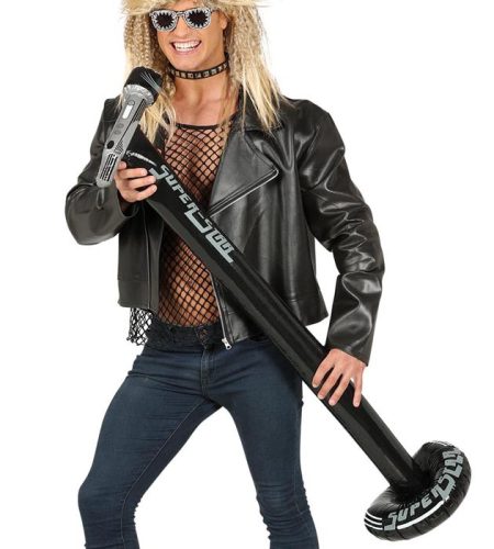 Felfújható Mikrofon Állvánnyal, 115 cm-es