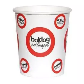   Boldog Szülinapot Sebességkorlátozó Papír Parti Pohár - 250 ml, 6 db-os