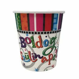 Boldog Szülinapot Radiant Parti Pohár - 250 ml, 6 db-os