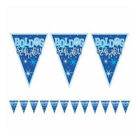 Boldog Szülinapot! Kék Fiús Zászlófüzér - 5 m