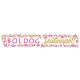 Boldog Szülinapot! Rózsaszín Pasztell Konfettis Banner - 148 cm x 27 cm