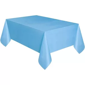 Világoskék Műanyag Parti Asztalterítő - 1,4 m x 2,75 m