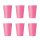 Hot Pink - Rózsaszín Papír Parti Pohár - 270 ml, 8 db-os