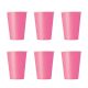 Hot Pink - Rózsaszín Papír Parti Pohár - 270 ml, 8 db-os