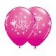 11 inch-es Hen Night Bubbly Lufi lánybúcsúra (6 db/csomag)