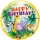 18 inch-es Dzsungel Állatos - Birthday Jungle Friends Szülinapi Fólia Lufi