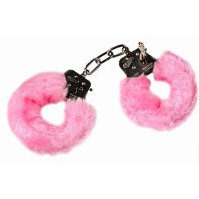 Fém bilincs 5cm lánccal rózsaszín színben