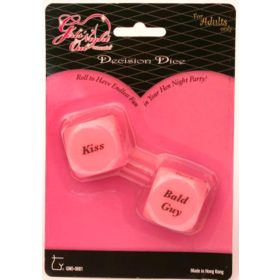 Dobókocka pink, 2db/csomag