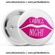 Ladies Night csókos lánybúcsú kitűző