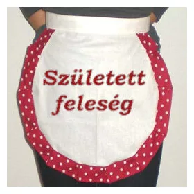 Vicces Kötény - Született Feleség