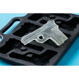 Pisztoly jégkockakészítő szilikon