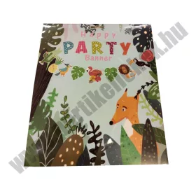 Happy Party Animal állatos banner - DIY