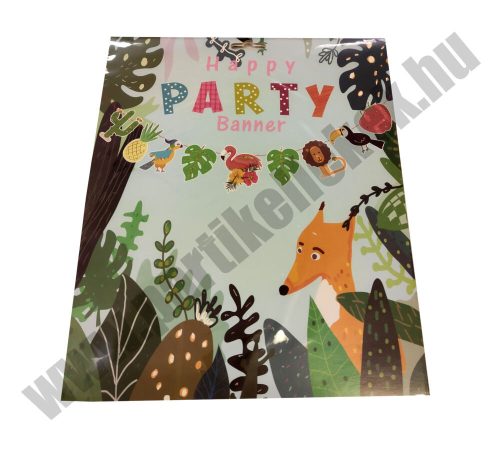 Happy Party Animal állatos banner - DIY