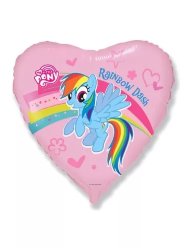 Én kicsi pónim Rainbow fólia lufi 45 cm