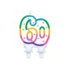 Rainbow Dots, Színes tortagyertya, számgyertya 60-as