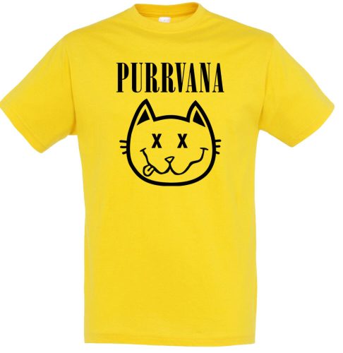 Purrvana cicás Nirvana póló több színben