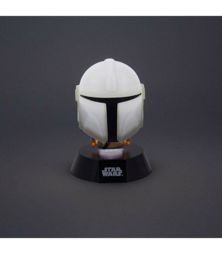 Star Wars The Mandalorian Fejvadász 3D ikon hangulatvilágítás